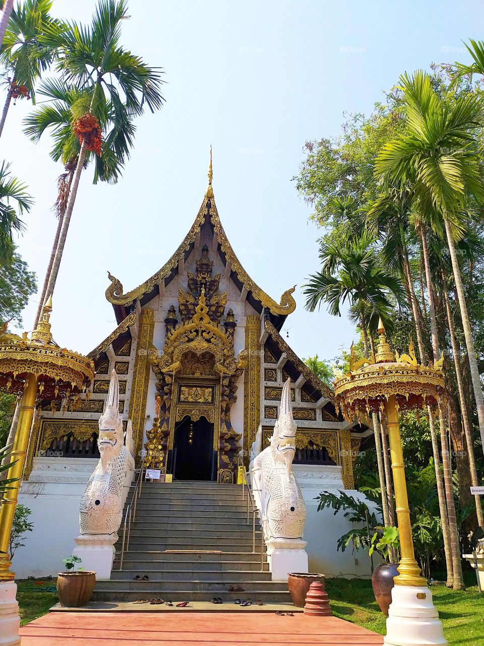 beautiful temple. Chiang Mai, Thailland.