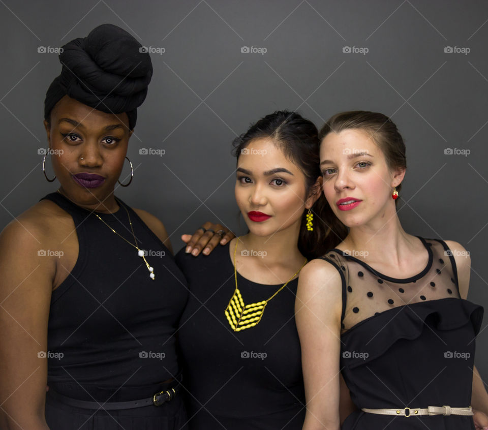 Model Shot in a photo studio 