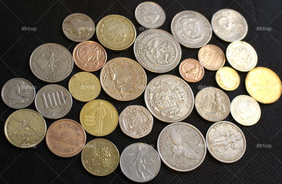 Foreign coins