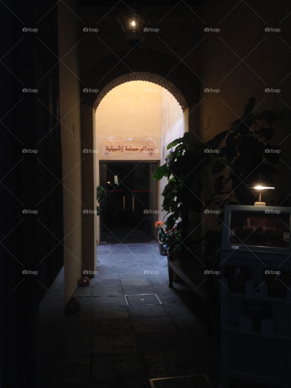 Arabic bath in Seville, Spain