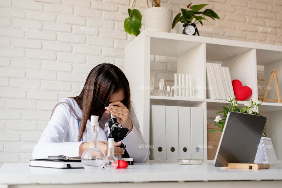 female doctor at workplace