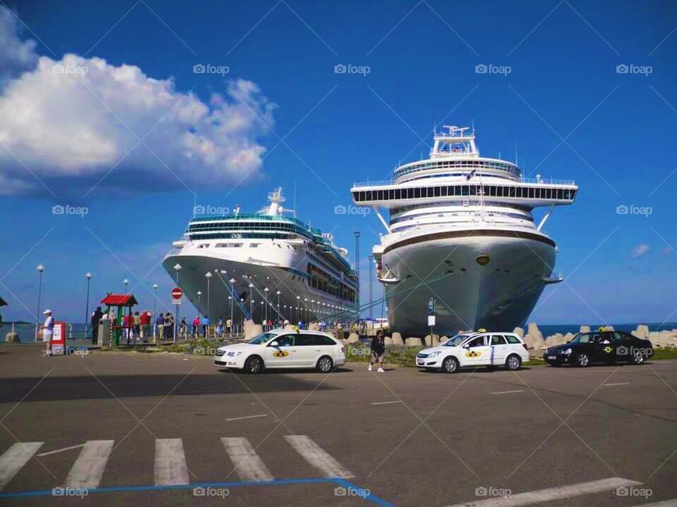 Cruise ships in Tallinn 