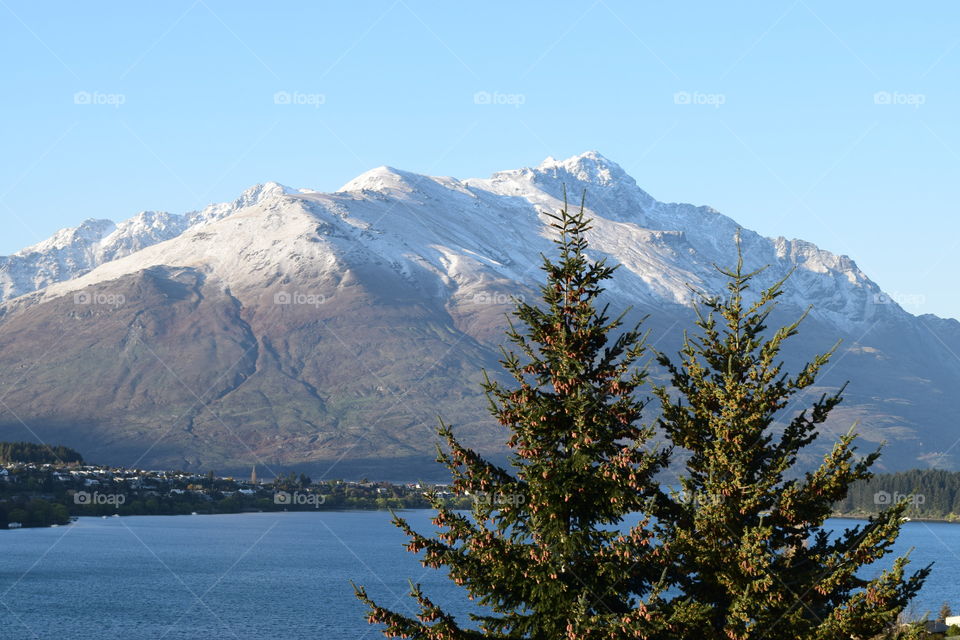 Mountain views in Queenstown,  New Zealand