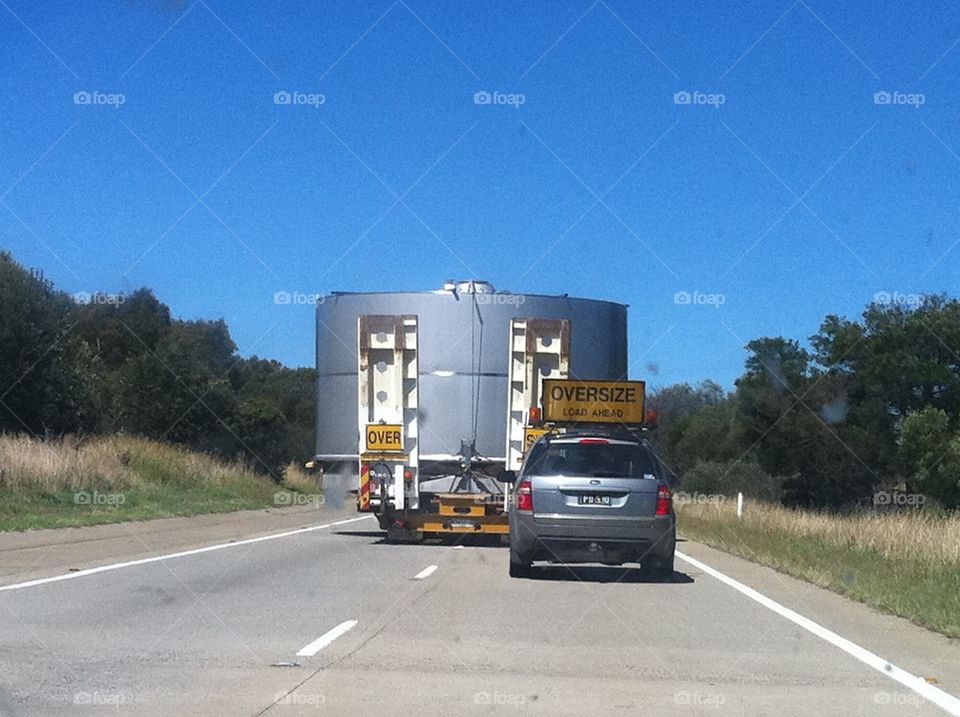 Heavy load wide load transport Hume Higheay Australia
