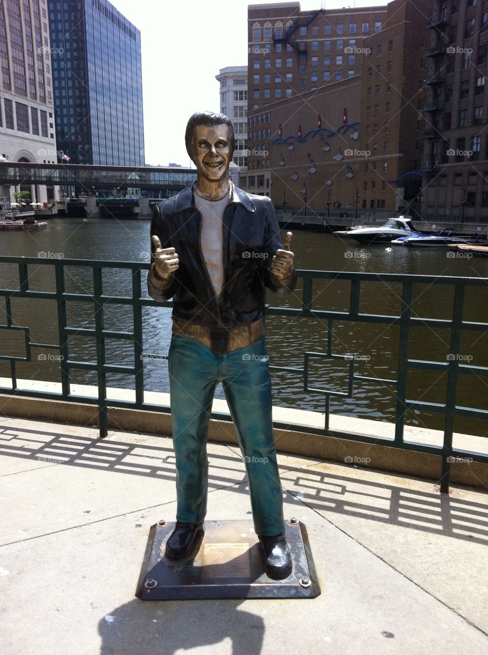 The Bronze Fonz - Downtown Milwaukee