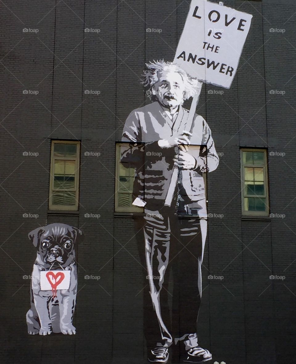 Love is the Answer . Love is the Answer, Street Art, New York City