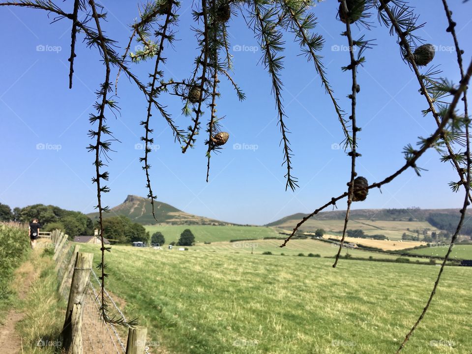 Lovely walking in the English Countryside to Roseberry Topping 