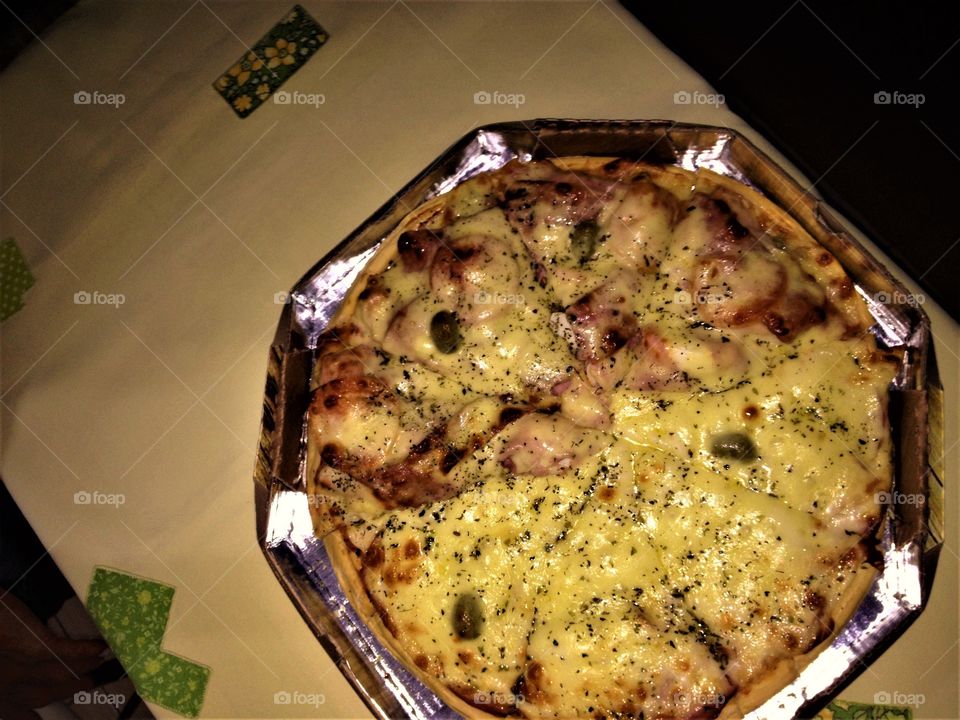 Brazilian combination pizza