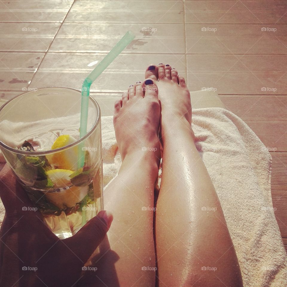 Girl in vacation