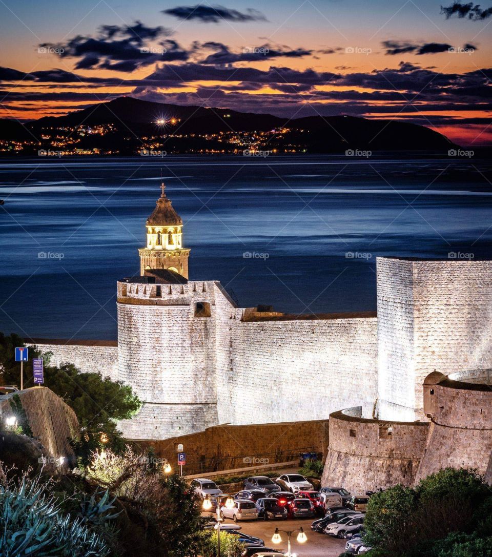 Dubrovnik city from Croatia