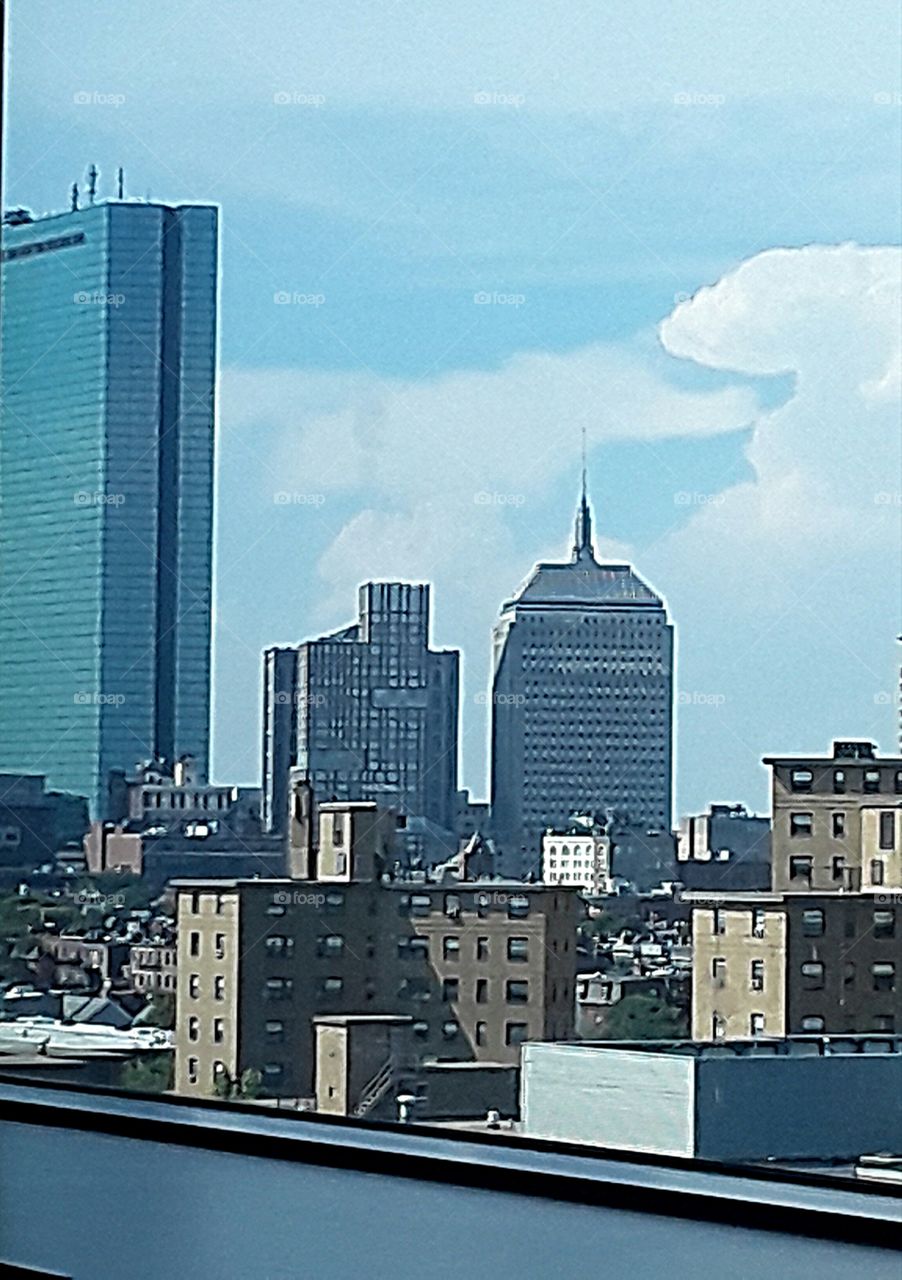 Partial View of the Boston Skyline...