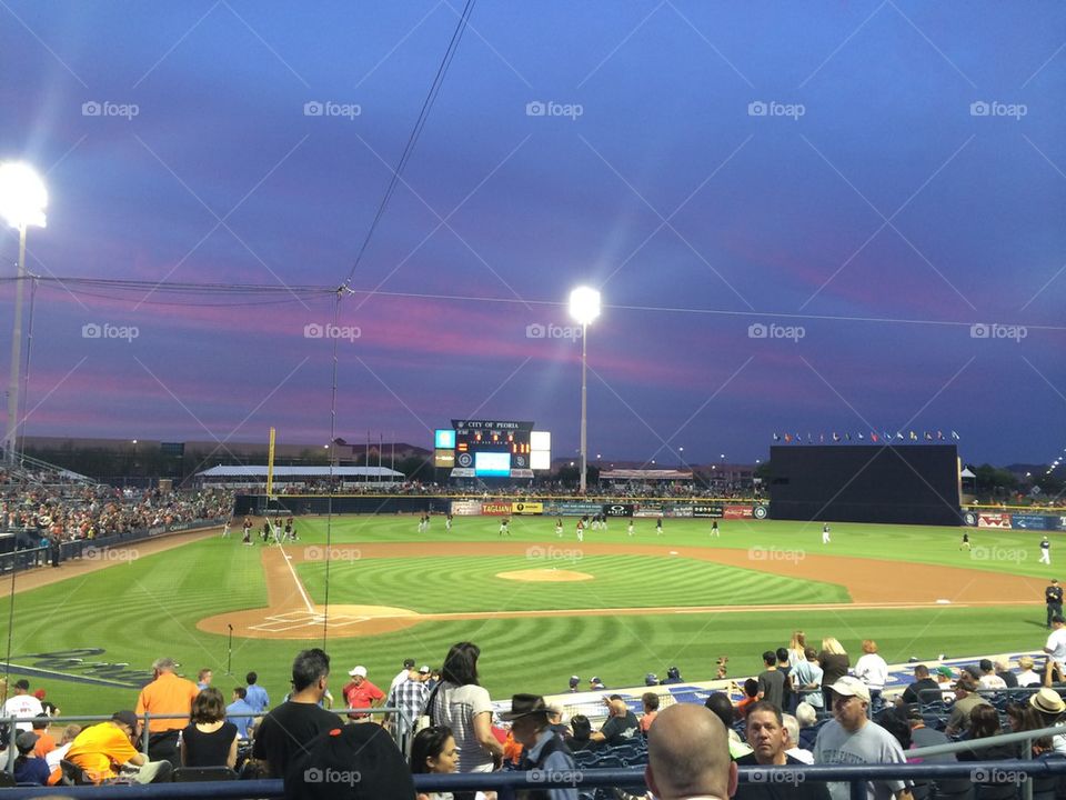 Night at the ballpark