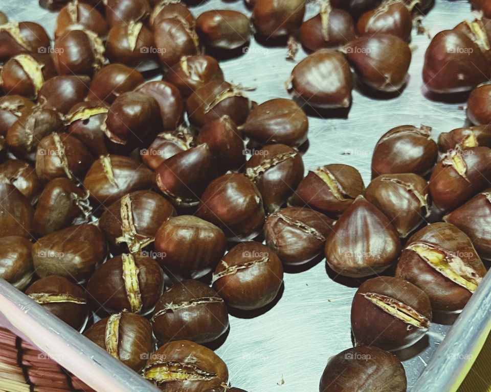 Homemade chestnuts 