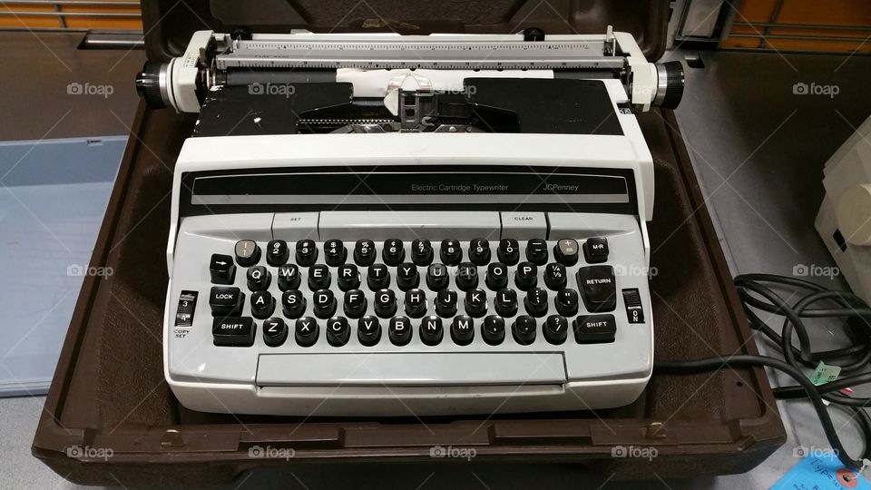 Typewriter, No Person, Business, Technology, Computer