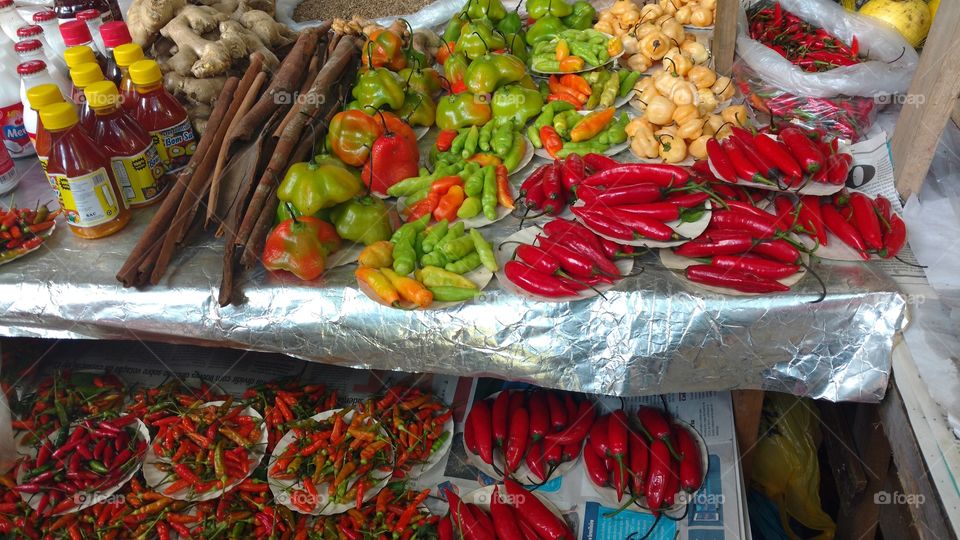 Copacabana Fair, peppers and spices