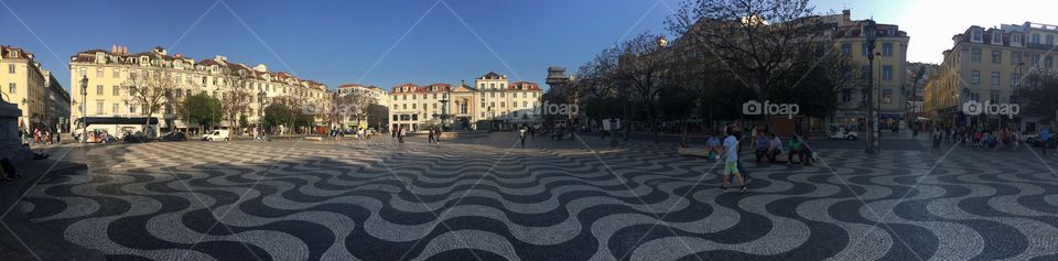 Square in Lisbon
