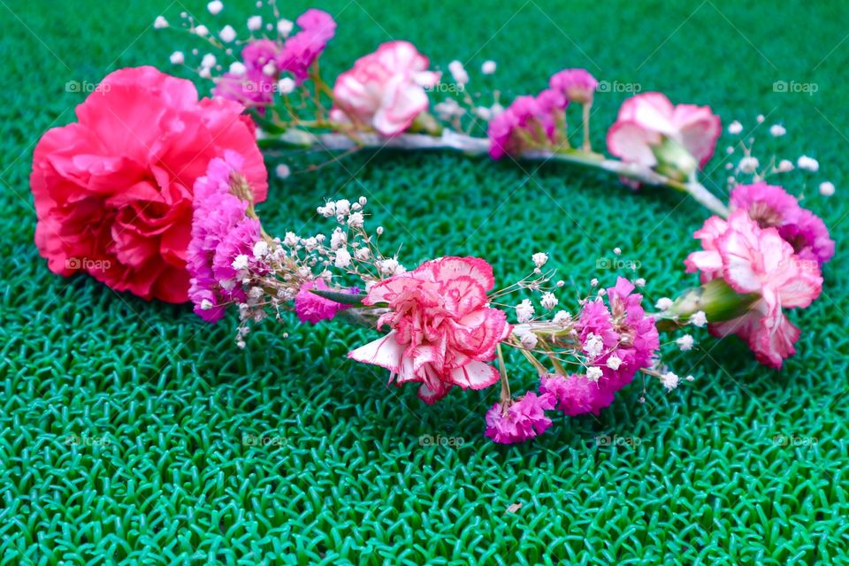 Handmade flower crown  by me 😀