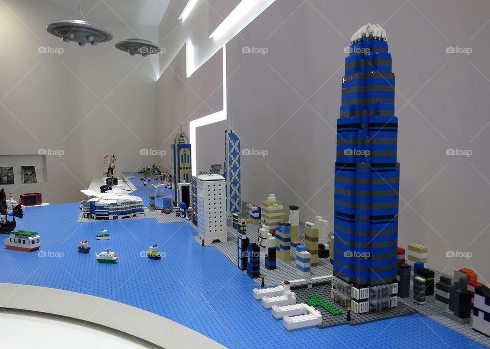 Hong Kong lego skyline