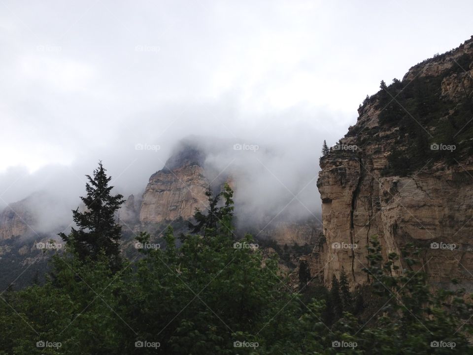 Mountain fog