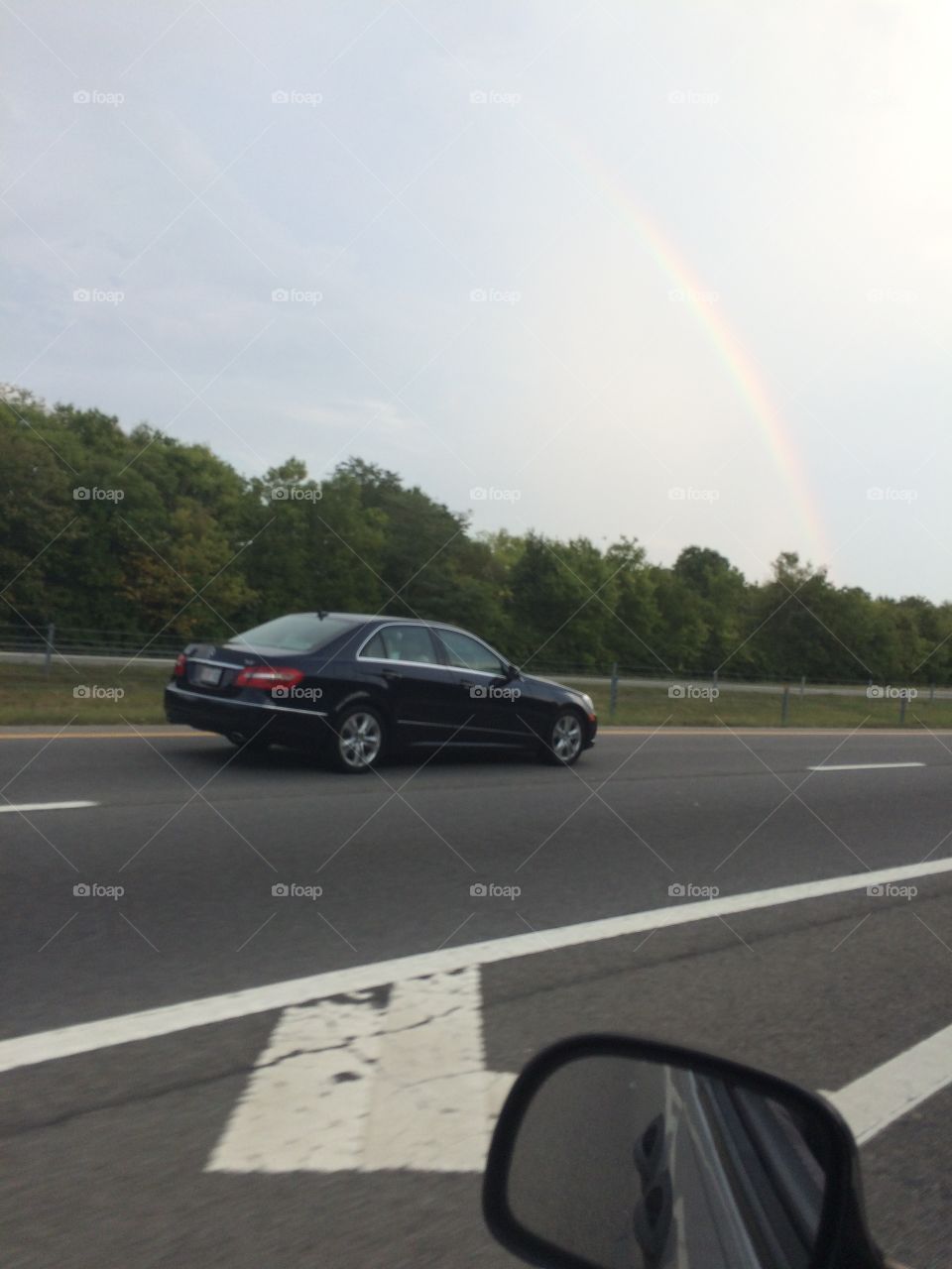 Speeding through the rainbow 