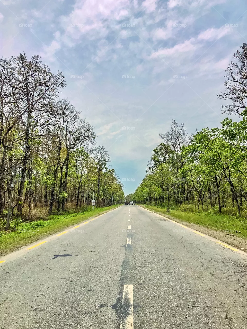 Beautiful silent road in Nepal 🇳🇵