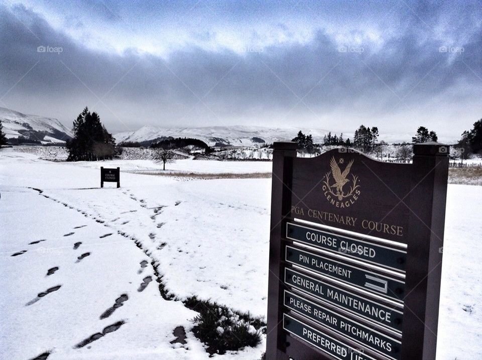 Ryder Cup 2014 Winter Scene 