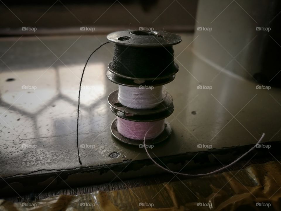 Sewing thread stack