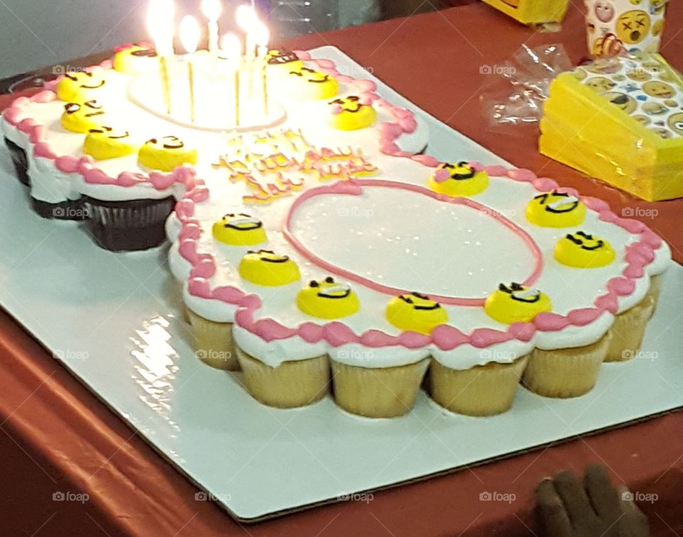 Little Girl's Emoties Birthday Party