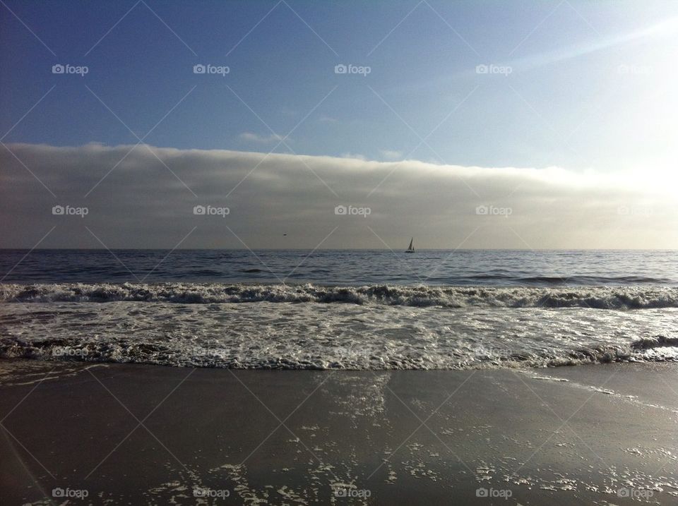 Evening at the beach.