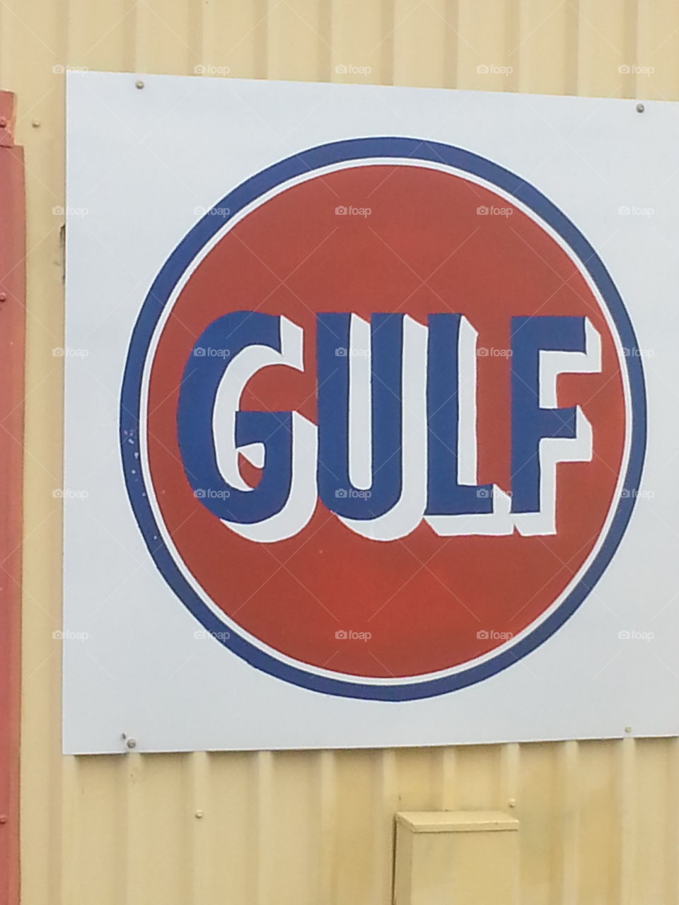 Gulf oil sign