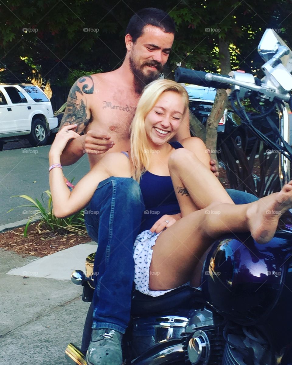 Smiles and dirty toes 