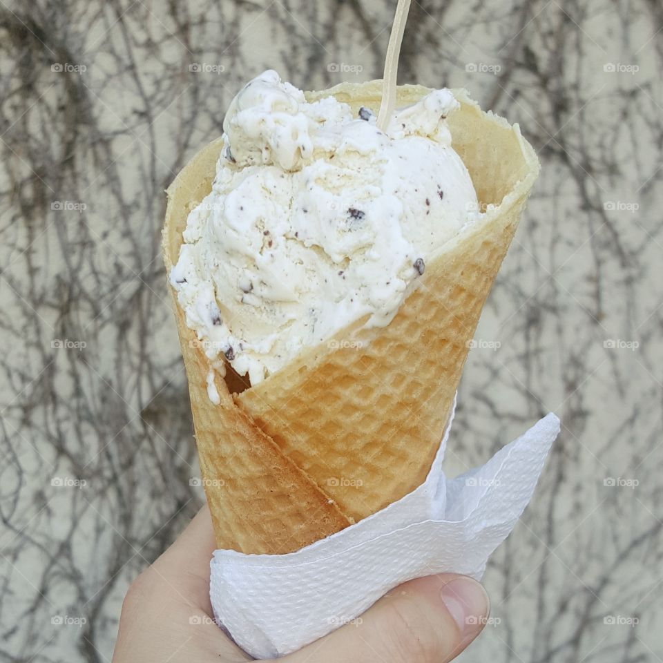 ice cream on a nice summer day