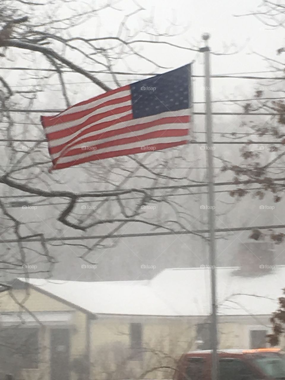 Stormy flag