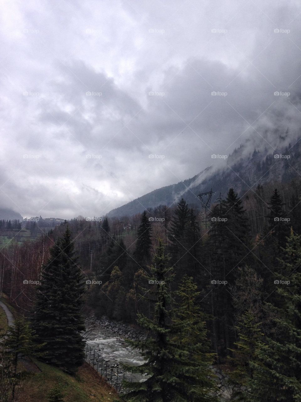 Fog in Alpes