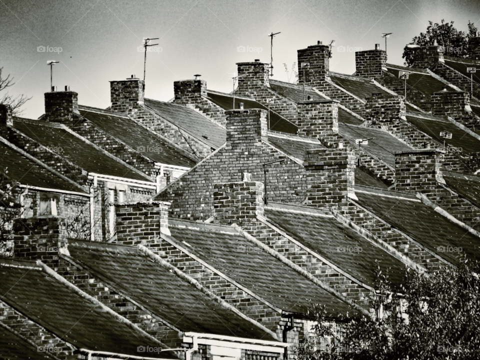urban blackandwhite roof rooftop by Raid1968