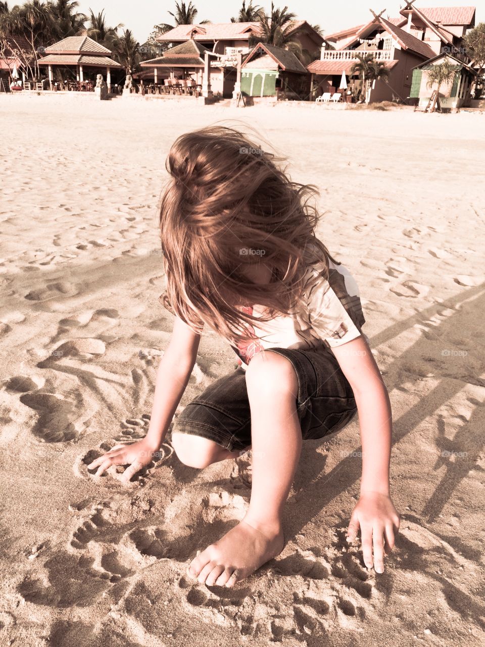 Child on Beach 
