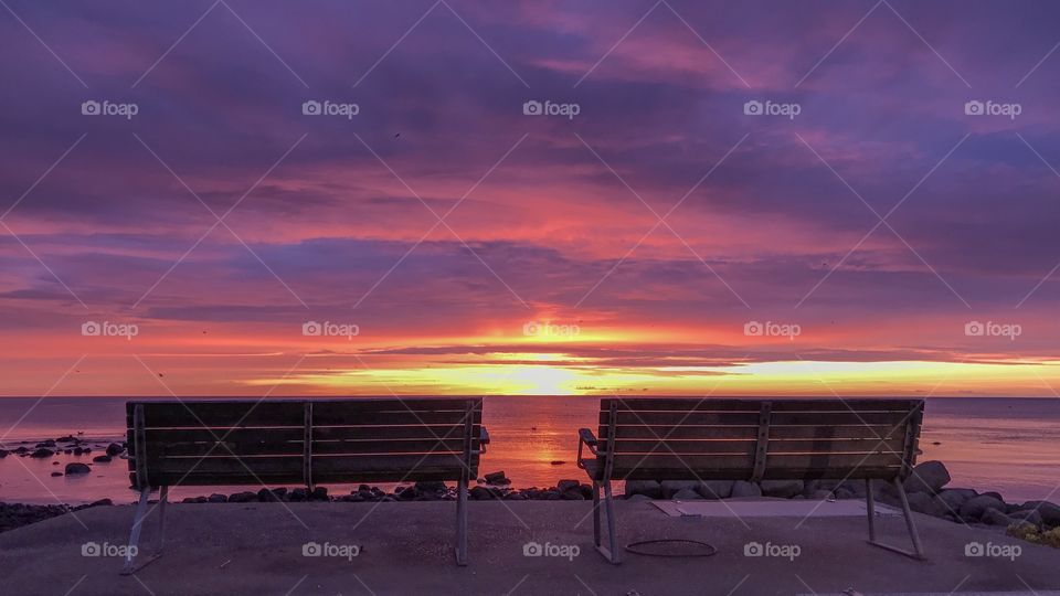 A beautiful sunrise from northern Denmark. This is shot on my way to work, i just had to make a stop to enjoy this scenery