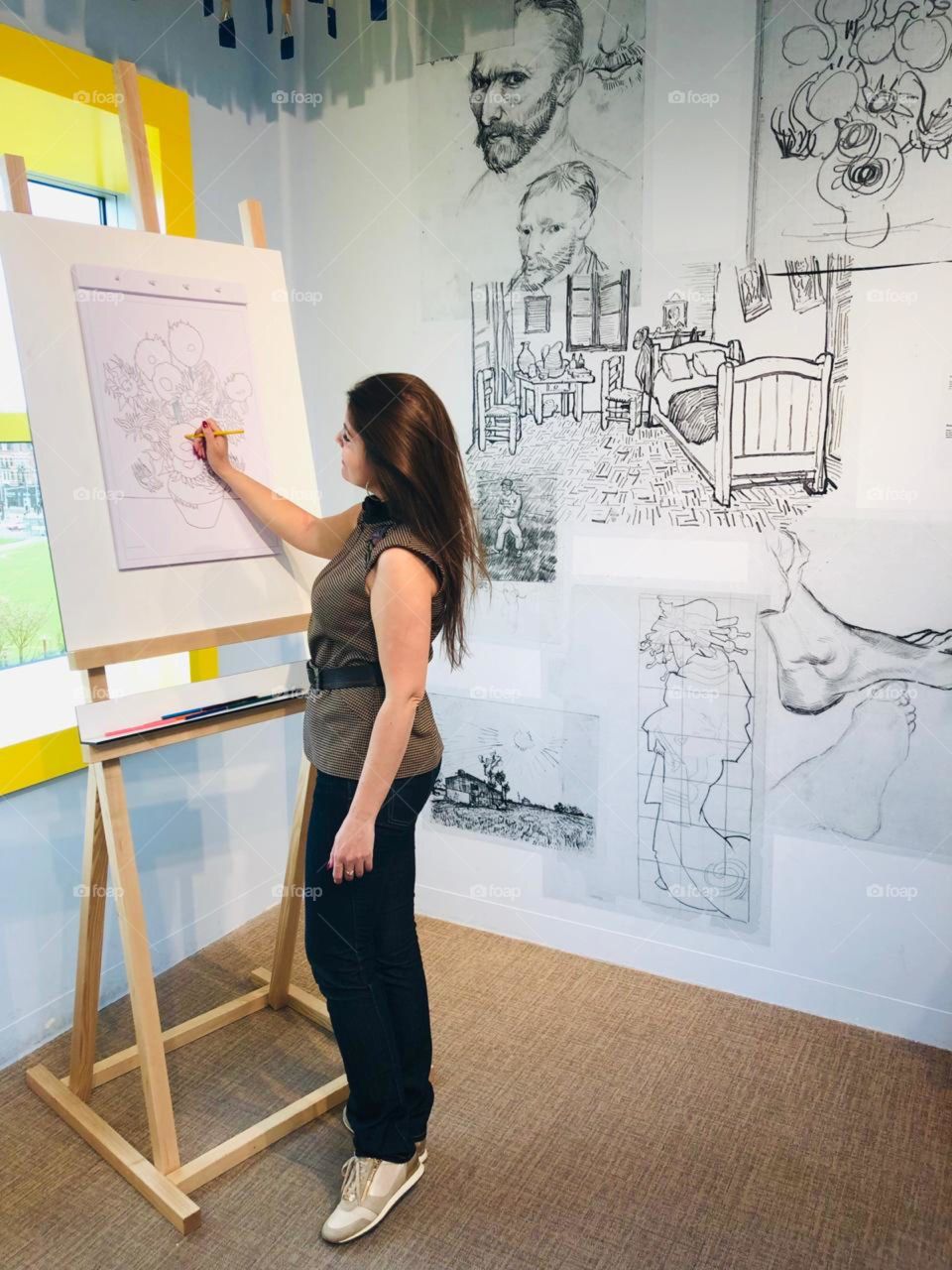 В студии Ван Гога