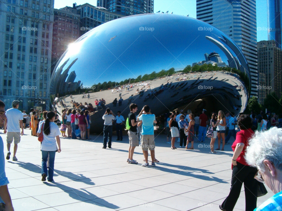 chicago illinois attractions the bean by Rodneyb