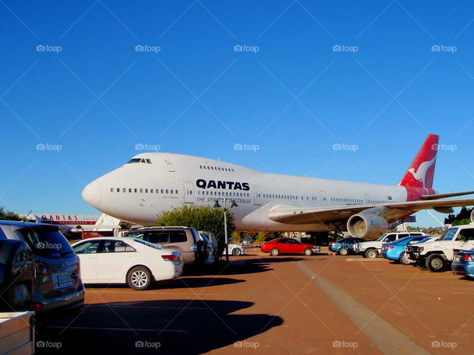 Parked in the car park!