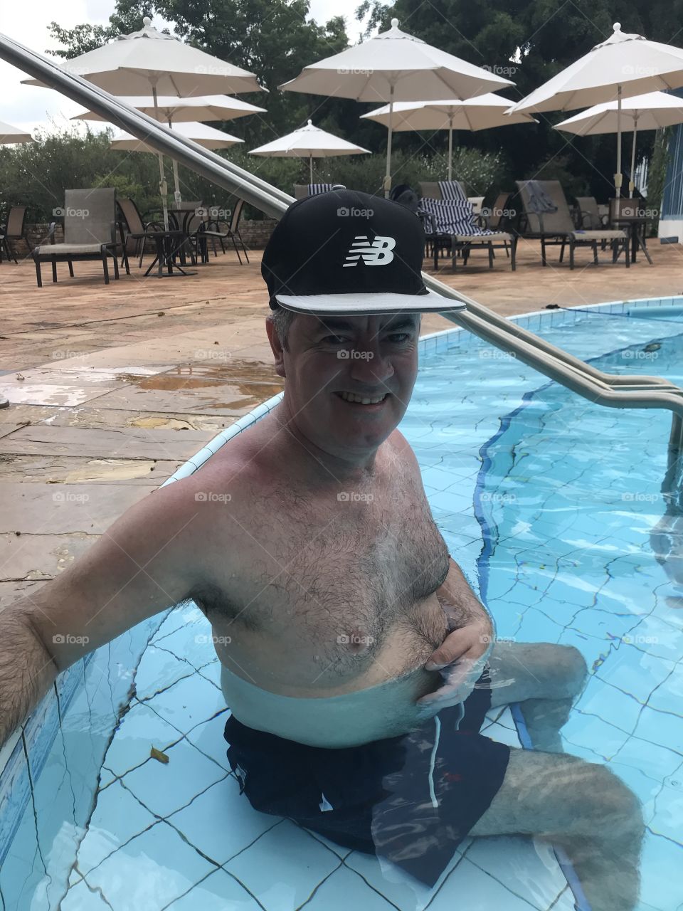 Piscina térmica na fazenda 