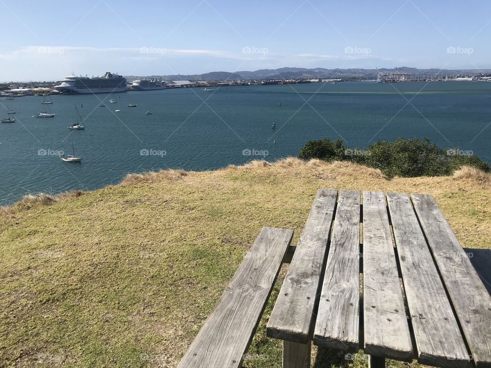 Picnic on top of the hill