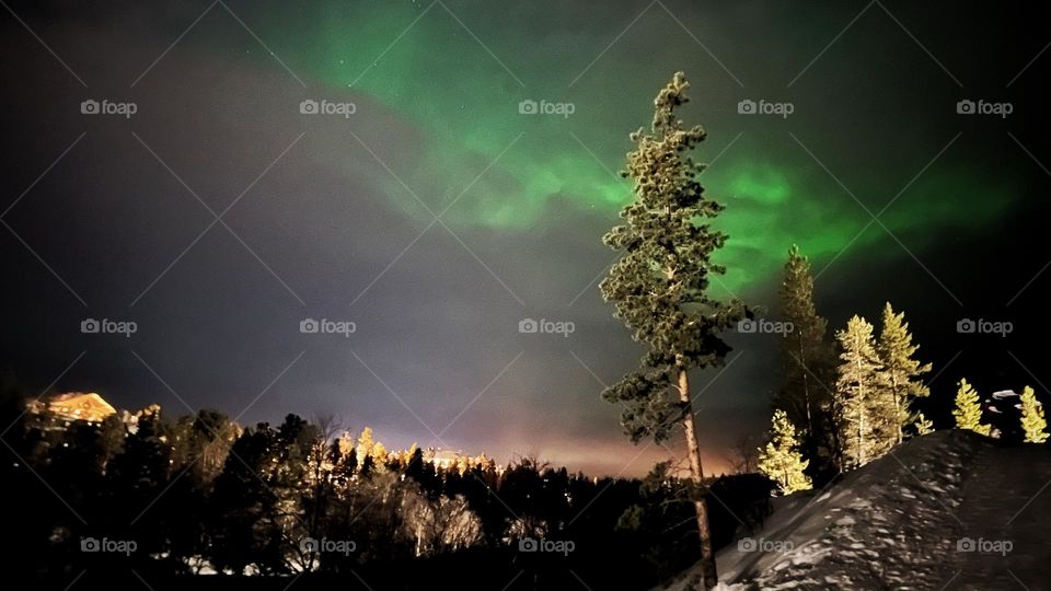 Northern lights in Lapland