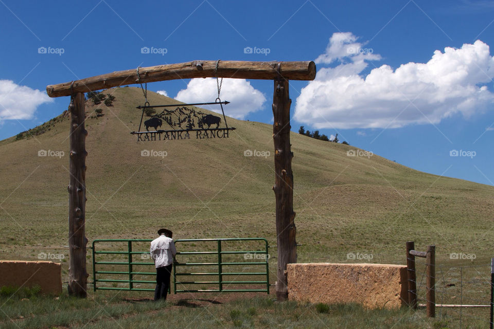 Rancher at his Ranch