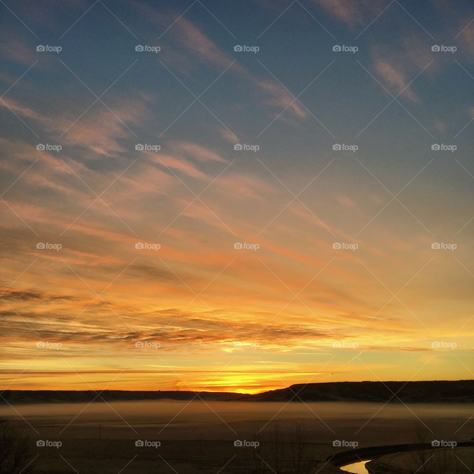 Beautiful Saskatchewan sunrise 
