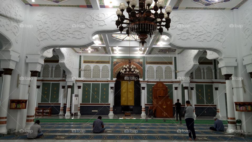 the Mihrab of Baiturrahman Mosque Aceh