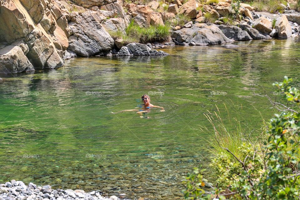 Relax in the lake 