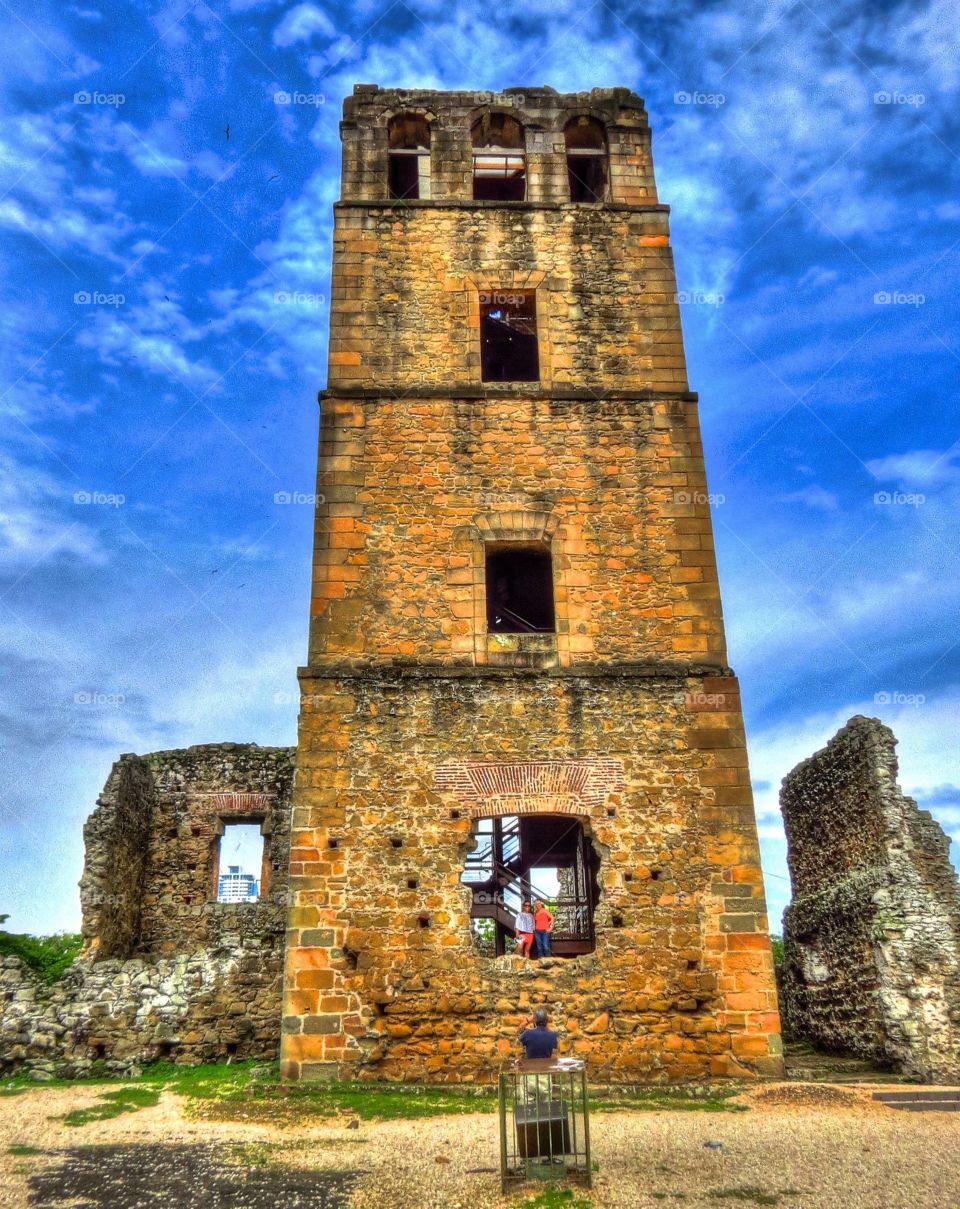 The ruins in Panama City Panama