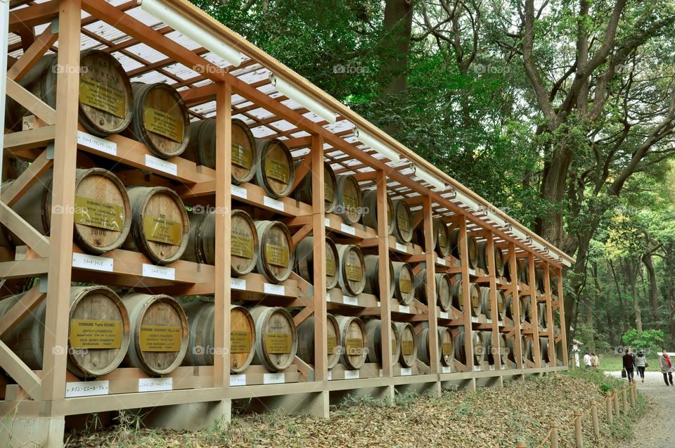 Japanese wine storage 