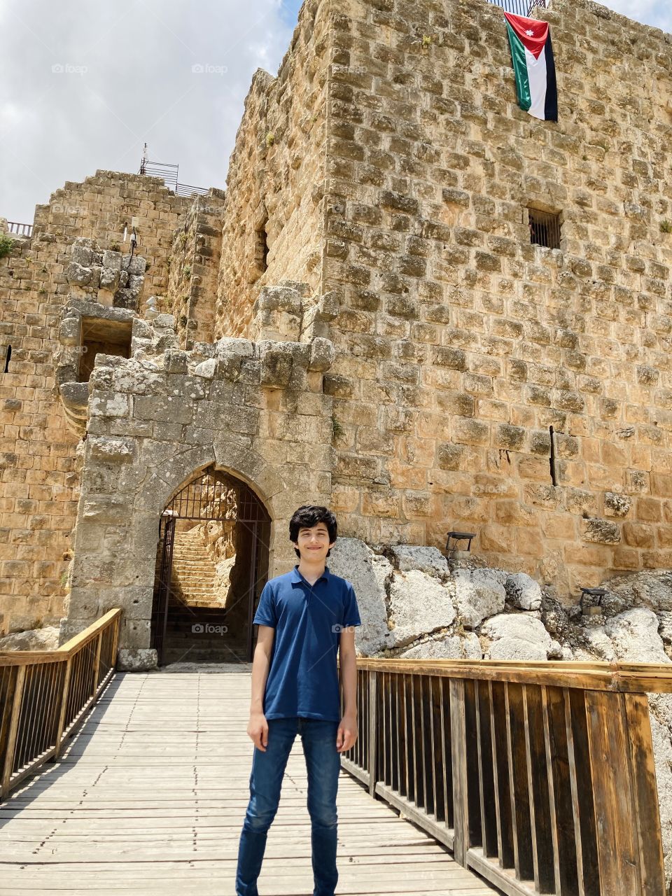 Me when I was in Ajloun Castle